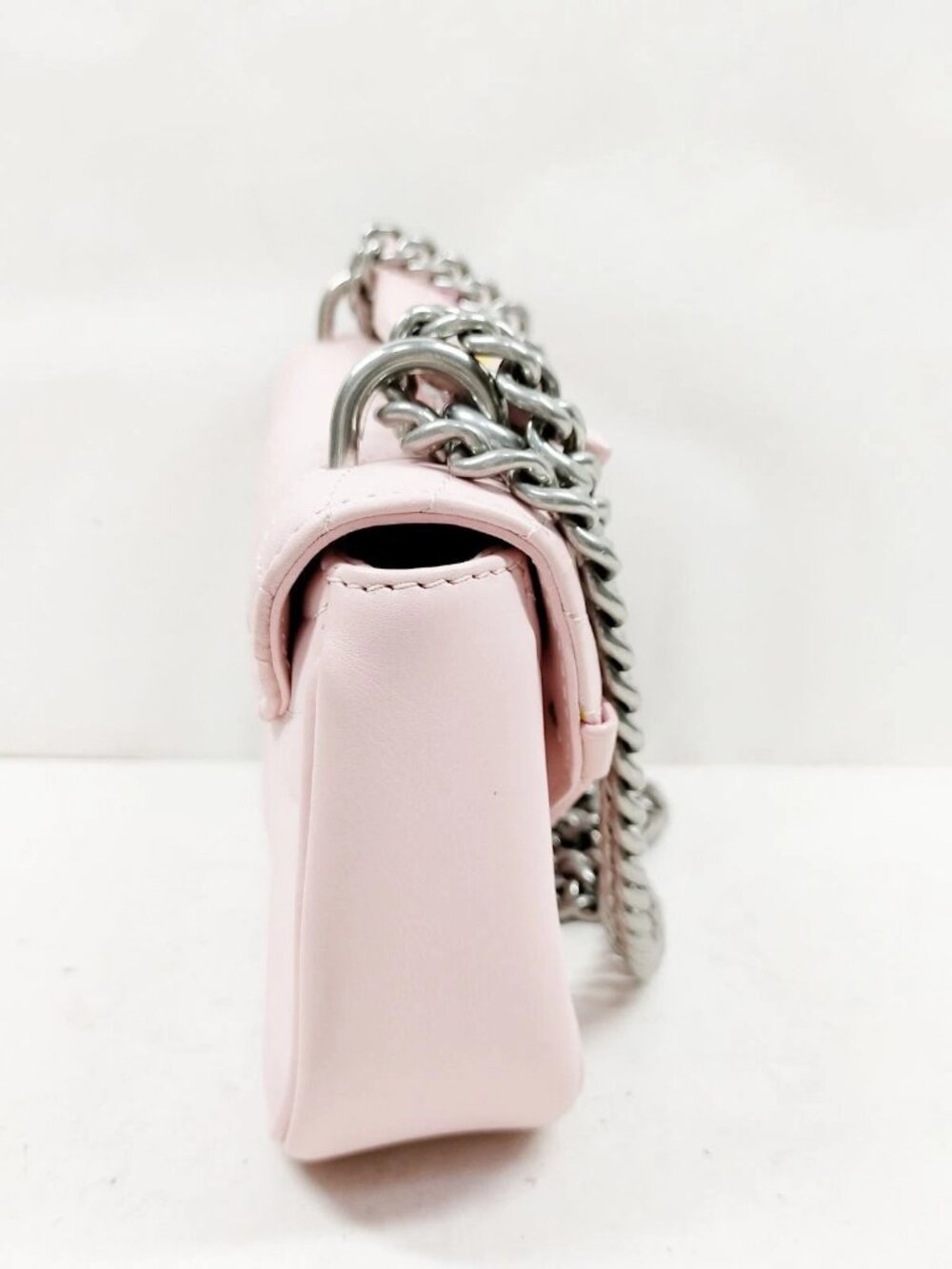 Authentic Louis Vuitton New Wave Pink Chain Bag LV Quilted Leather Shoulder Bag - Picture 5 of 14
